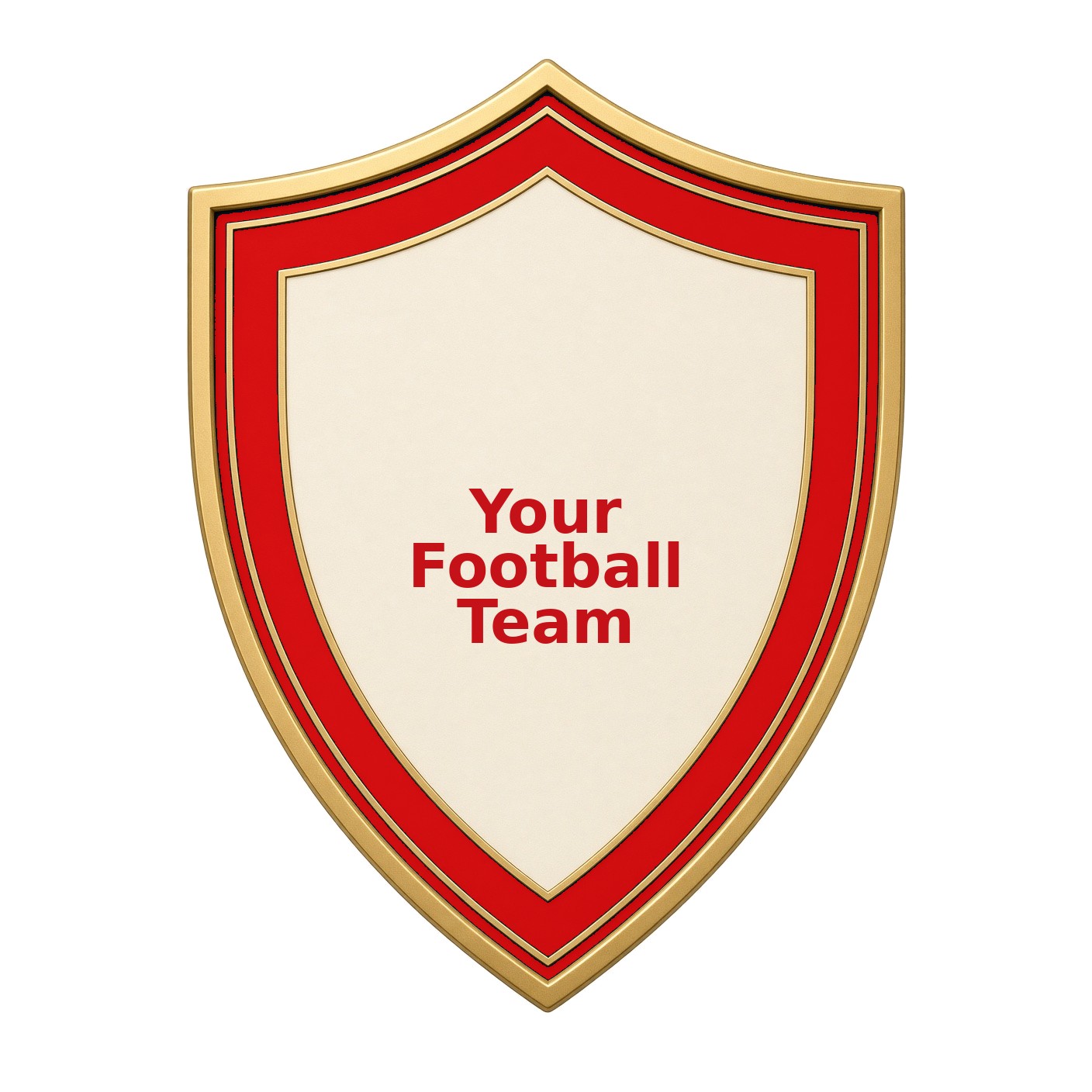 Personalised Football Team Edible Cake Topper